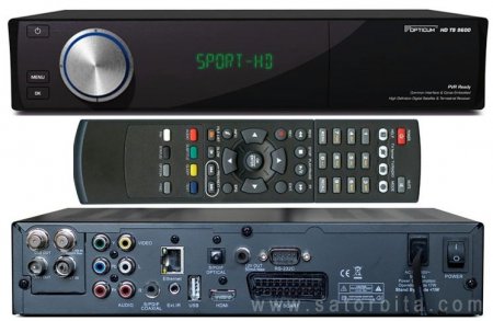 Opticum (Orton) HD TS 9600 - DVB-S2/DVB-T  HDTV
